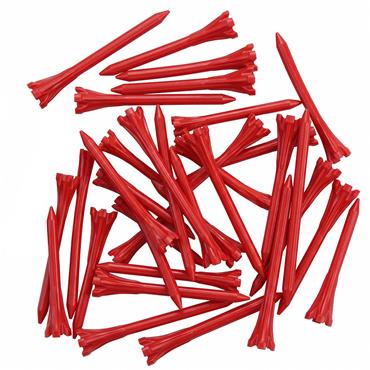 Champ Fly Tees 83mm (3.1/4") 25-Pack  Red