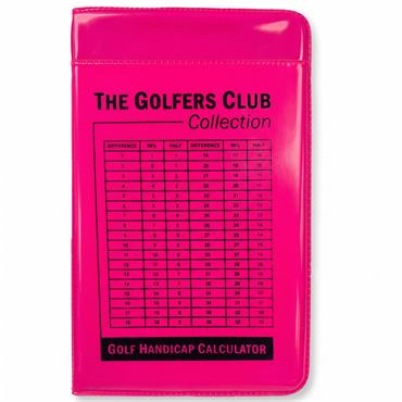 BrandFusion Deluxe Card Holder with Handicap Chart  Pink