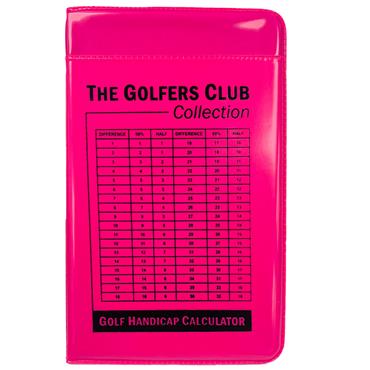 BrandFusion Deluxe Card Holder with Handicap Chart  Pink