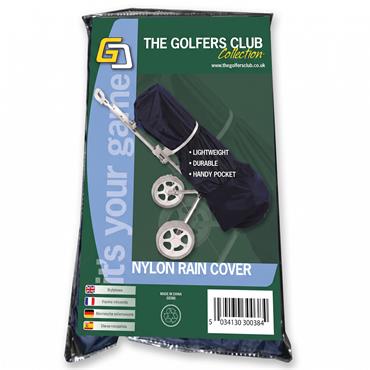 Golfers Club Collection Rain Cape Nylon Black