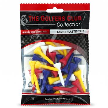 Golfers Club Collection Short Plastic Tees (1.1/2") 40-Pack . ONE