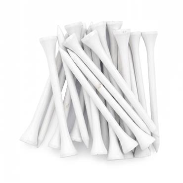Golfers Club Collection Wood Tees 69mm 20-Pack . White