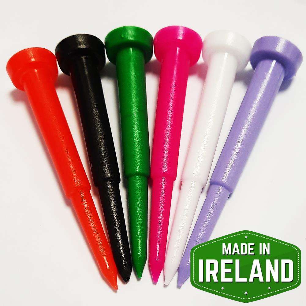 Golfers Club Collection Cone Plastic Tees 16 Pack Multicolour Long