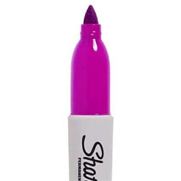 Golfers Club Collection Sharpie Mini Marker . Magenta