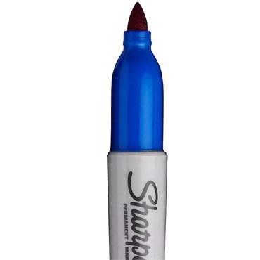 Golfers Club Collection Sharpie Mini Marker . Blue