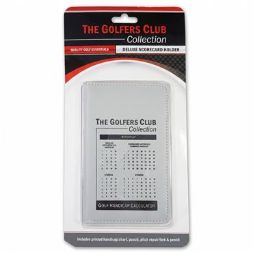 Golfers Club Collection Scorecard Holder CH01  White