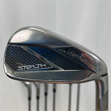 TaylorMade Stealth 5-PW+AW +0.5" KBS Reg Steel Irons Gents RH