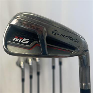 TaylorMade M6 5-PW +0.5" KBS Regular Steel Irons Gents RH
