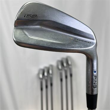 Ping i59 4-PW KBS Stiff Steel Irons Gents RH