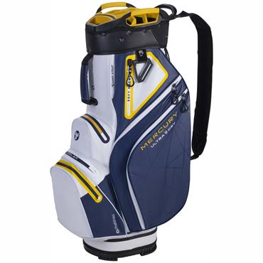 FastFold Mercury Ultra Dry Cart  Bag  Navy - White - Yellow