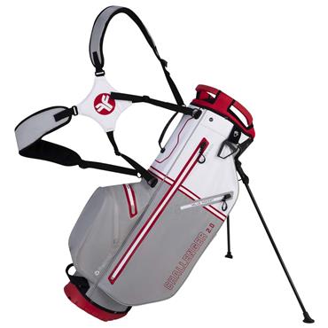FastFold Challenger 2.0 Ultra Dry Stand Bag  Grey - White - Red