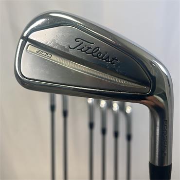 Titleist T200 3G 5-GW  AWT Black Stiff Steel Irons Gents RH