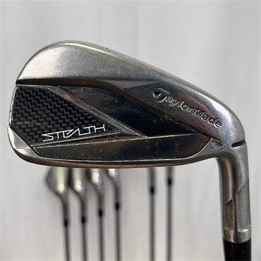 TaylorMade Stealth 5-AW KBS Stiff Steel Irons Gents RH