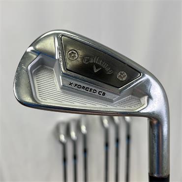 Callaway X Forged CB 4-PW Axiom Stiff Graph Irons Gents RH
