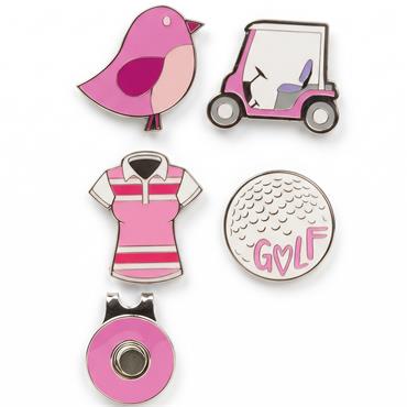 Surprizeshop 4 Ball Marker & 1 Visor Clip Set  Everyday Golfing