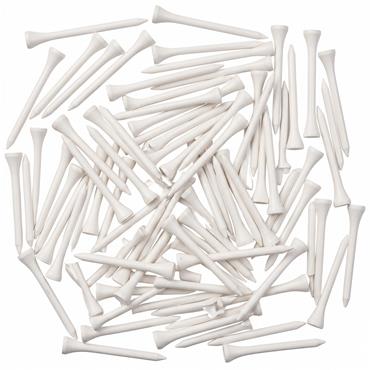 Golf ONE8 Bamboo Tees 100-Pack 38 mm / 1 1/2" White