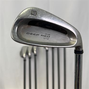 Wilson Deep Red II 3-PW +0.5" Reg Steel Irons Gents RH
