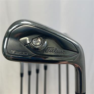 Titleist T200 5-GW Amt Black Steel Stiff Irons Gents RH