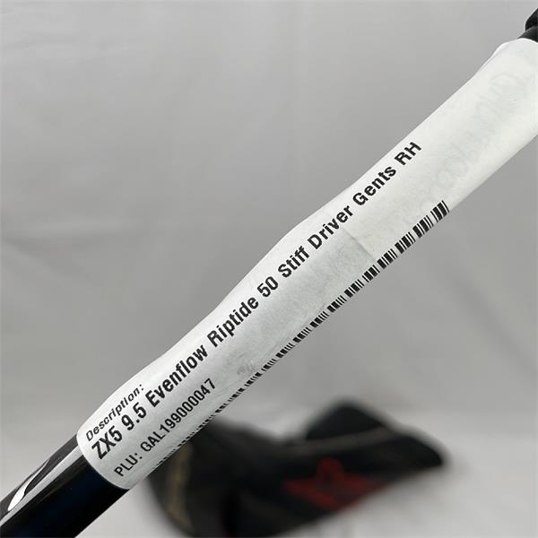 Srixon ZX5 9.5 Evenflow Riptide 50 Stiff Driver Gents RH | Irish