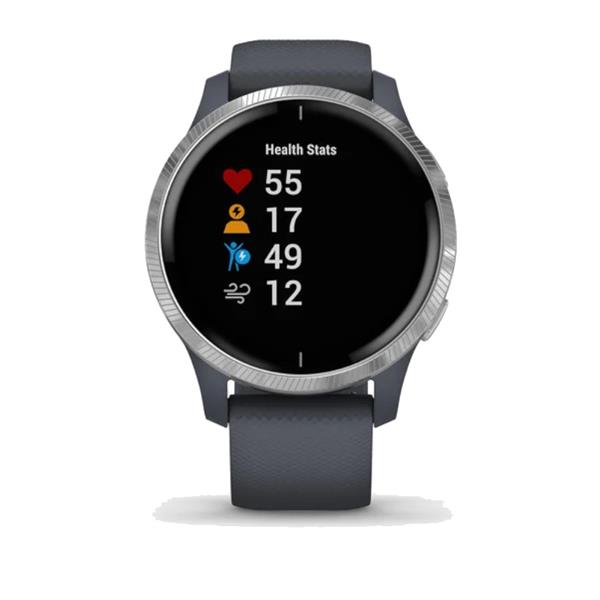 Garmin Venu Blue GPS Watch Blue Granite Stainless Golf Store