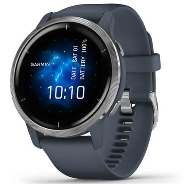 Garmin Venu 2 GPS Watch Blue Granite Silver | Golf Store