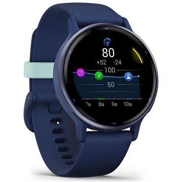 Garmin Vivoactive 5 GPS Smartwatch  Metallic Navy