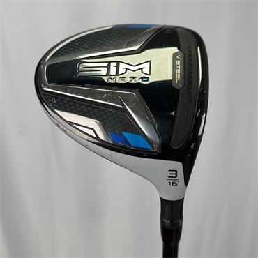 TaylorMade SIM Max-D #3 Hzrdus RDX Regular Fairway Gents RH