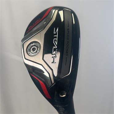 TaylorMade Stealth Plus #3 Hzrdus Red Stiff Hybrid Gents RH