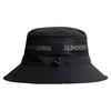 J.Lindeberg Gents Denver Stripe Bucket Hat  Black 9999