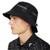 J.Lindeberg Gents Denver Stripe Bucket Hat  Black 9999