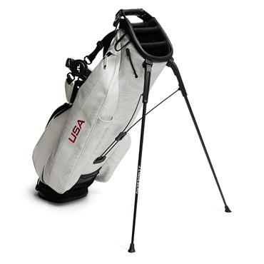 J.Lindeberg Sunday Stand Bag  US Golf White A051