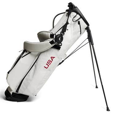 J.Lindeberg Sunday Stand Bag  US Golf White A051