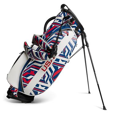 J.Lindeberg Play Stand Bag  US Golf Red G151