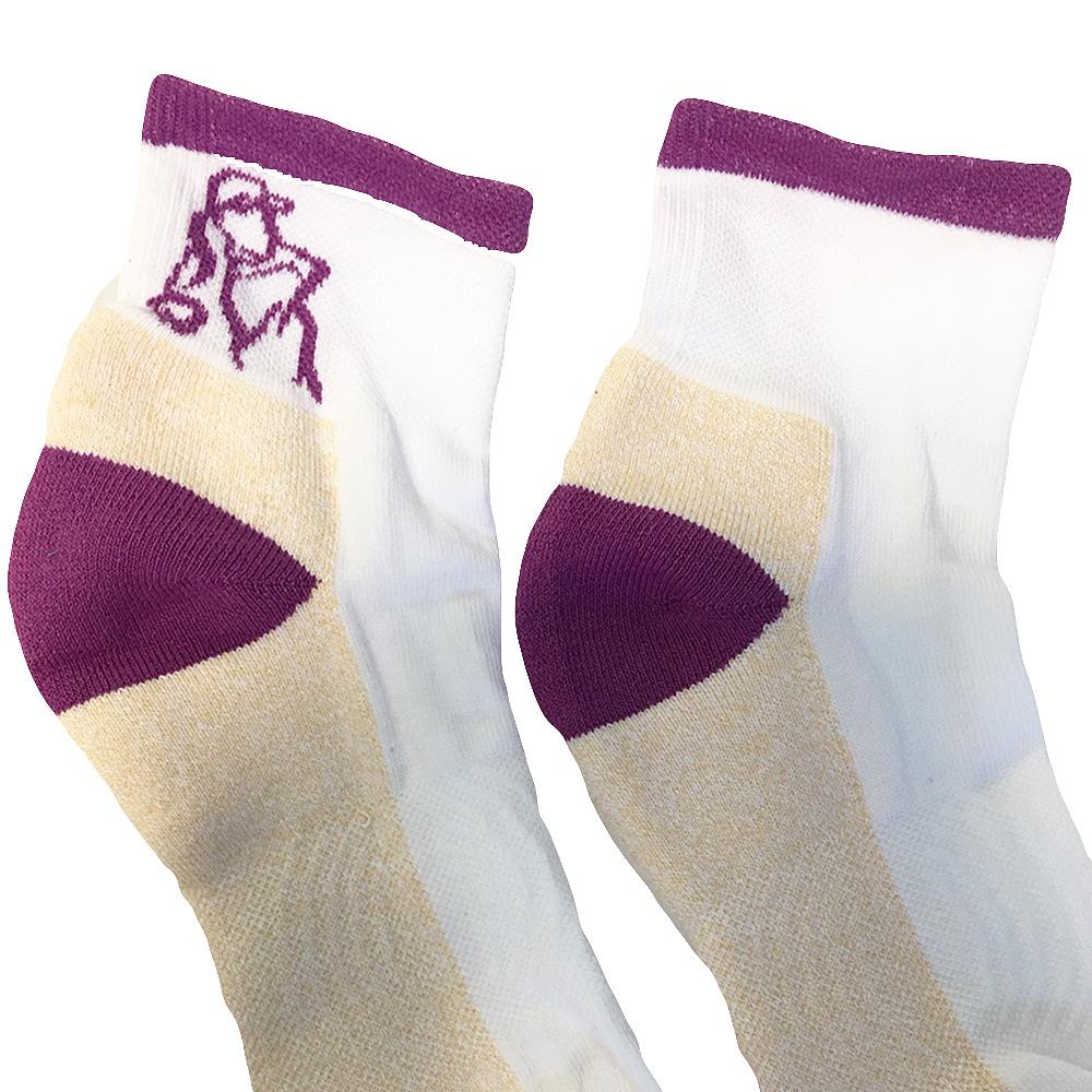 Golf Sock Ireland Ladies Elite Socks Laura 2Pair Pack White Cerise