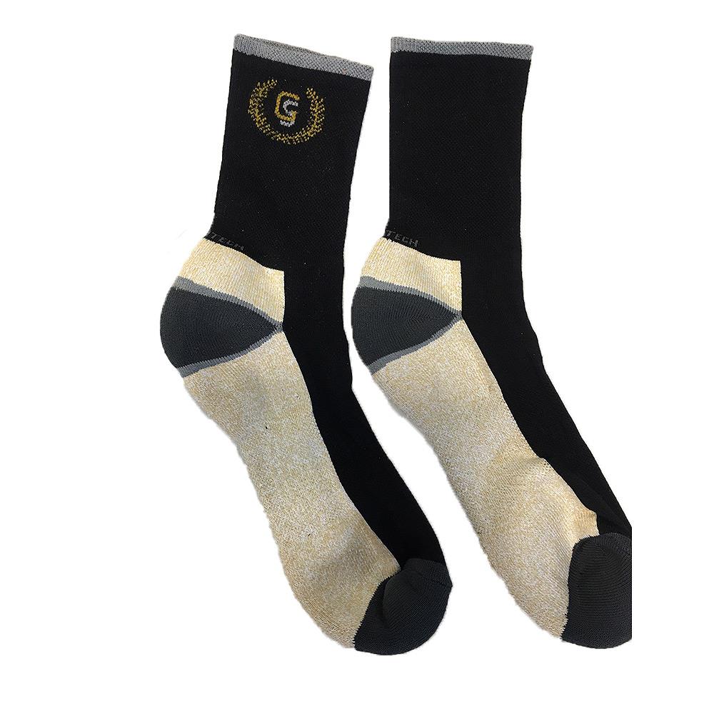 Golf Sock Ireland Gents Elite Socks Roger 2 Pair Pack Black Golf Store