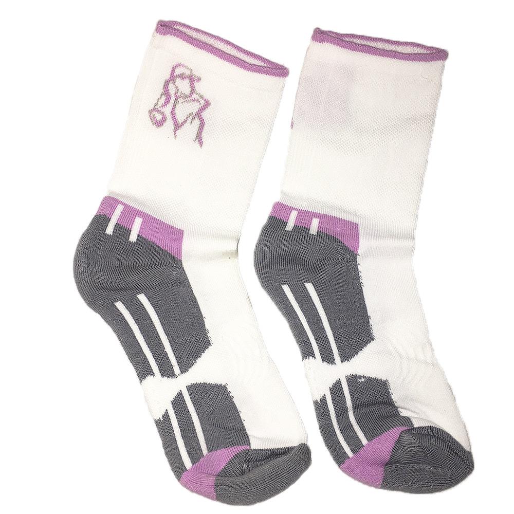 Golf Sock Ireland Ladies Socks Patty 2Pair Pack White Lilac Golf Store