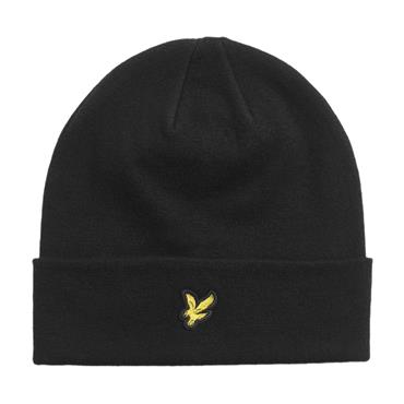 Lyle & Scott Gents Merino Beanie  Jet Black Z865
