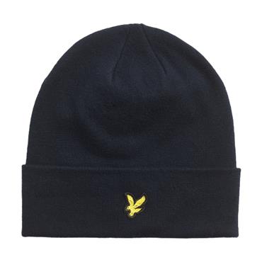 Lyle & Scott Gents Merino Beanie  Dark Navy Z271