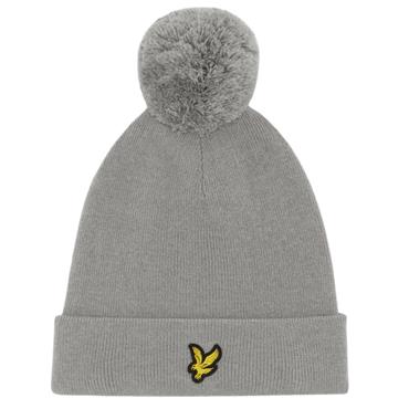 Lyle & Scott Gents Bobble Hat  Ultimate Grey Y106
