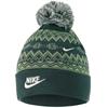 Nike Gents Fair Isle Peak Beanie  Green 338