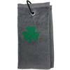 Lorente Velour Shamrock Towel 15"x20"  Grey