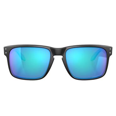 Oakley Holbrook Matte Black Glasses 55 Prizm Sapphire Iridium Polar
