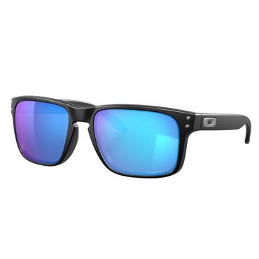 Oakley Holbrook Matte Black Glasses 55 Prizm Sapphire Iridium Polar
