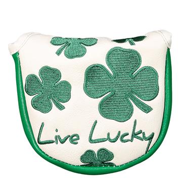Black Clover Live Lucky Evergreen Mallet Headcover  White - Green