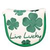 Black Clover Live Lucky Evergreen Mallet Headcover  White - Green