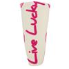 Black Clover Live Lucky Think Pink Blade Headcover  White - Pink