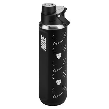 Nike Recharge Steel Chug Bottle 24oz  Black 091
