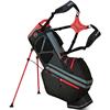Big Max Dri Lite Hybrid Tour 2 Stand Bag  Black - Charcoal - Red