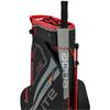 Big Max Dri Lite Hybrid Tour 2 Stand Bag  Black - Charcoal - Red
