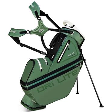 Big Max Dri Lite Hybrid Tour 2 Stand Bag  Olive Green - Black